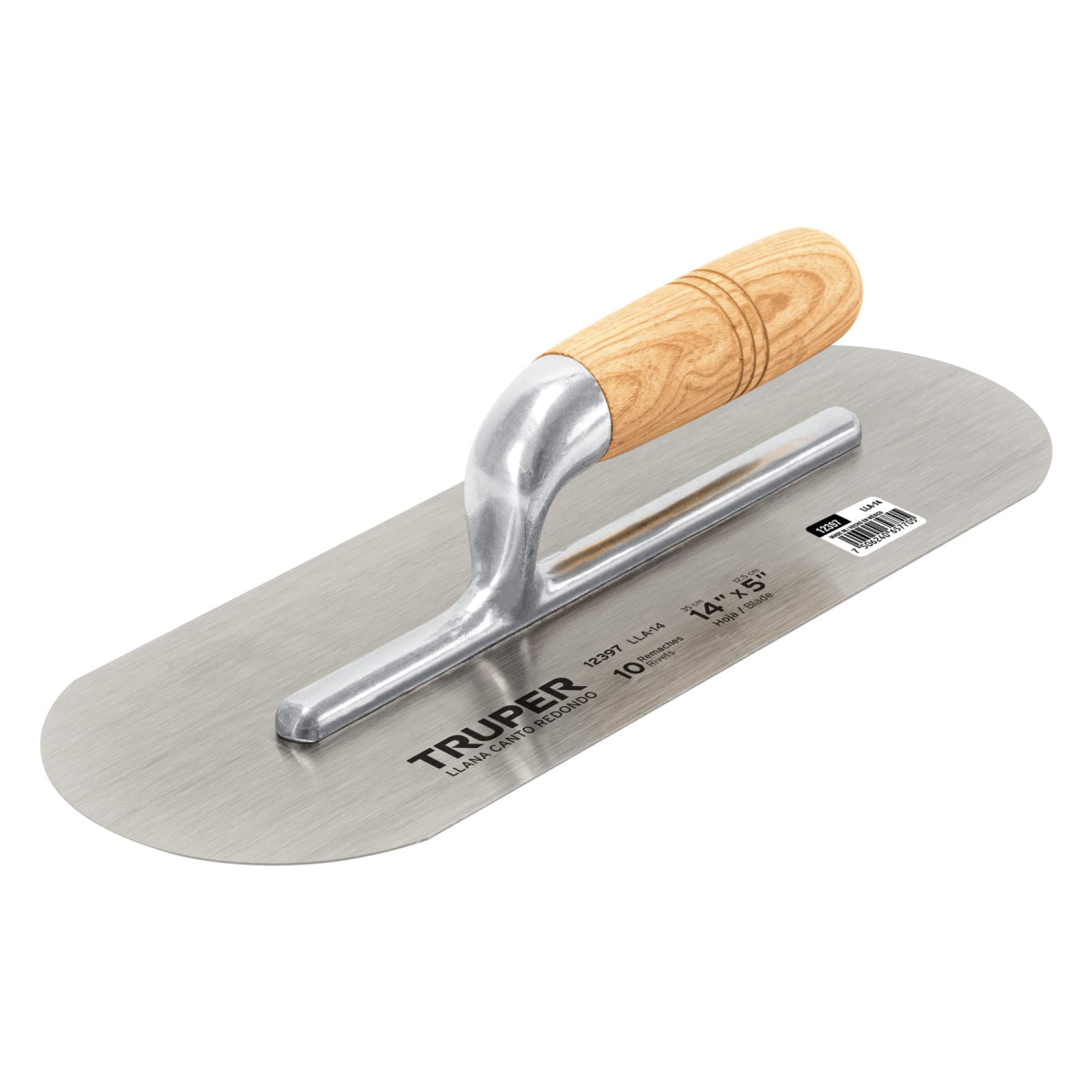 Llana De Yeso Para Esquinas Redondeadas - Acero Carbono, Ajustable, Mango Ergonómico, Tamaño 35x11 Cm