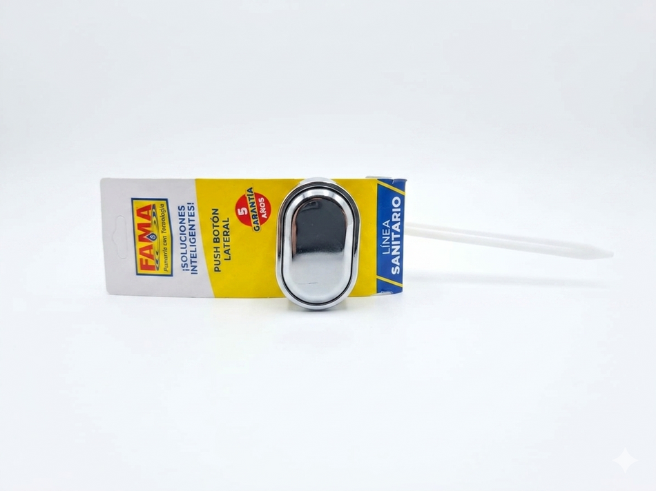 Botón Lateral Cromado P/Tanque Wc 2231