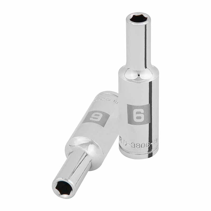 Dado Largo 3/8 X 6Mm D-3806-Hm-L 6 Punt. Truper