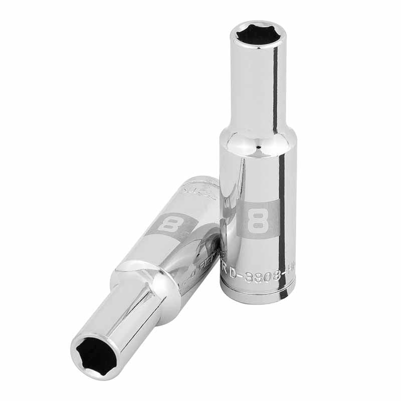 Dado Largo 3/8 X 8Mm D-3808-Hm-L 6 Punt. Truper