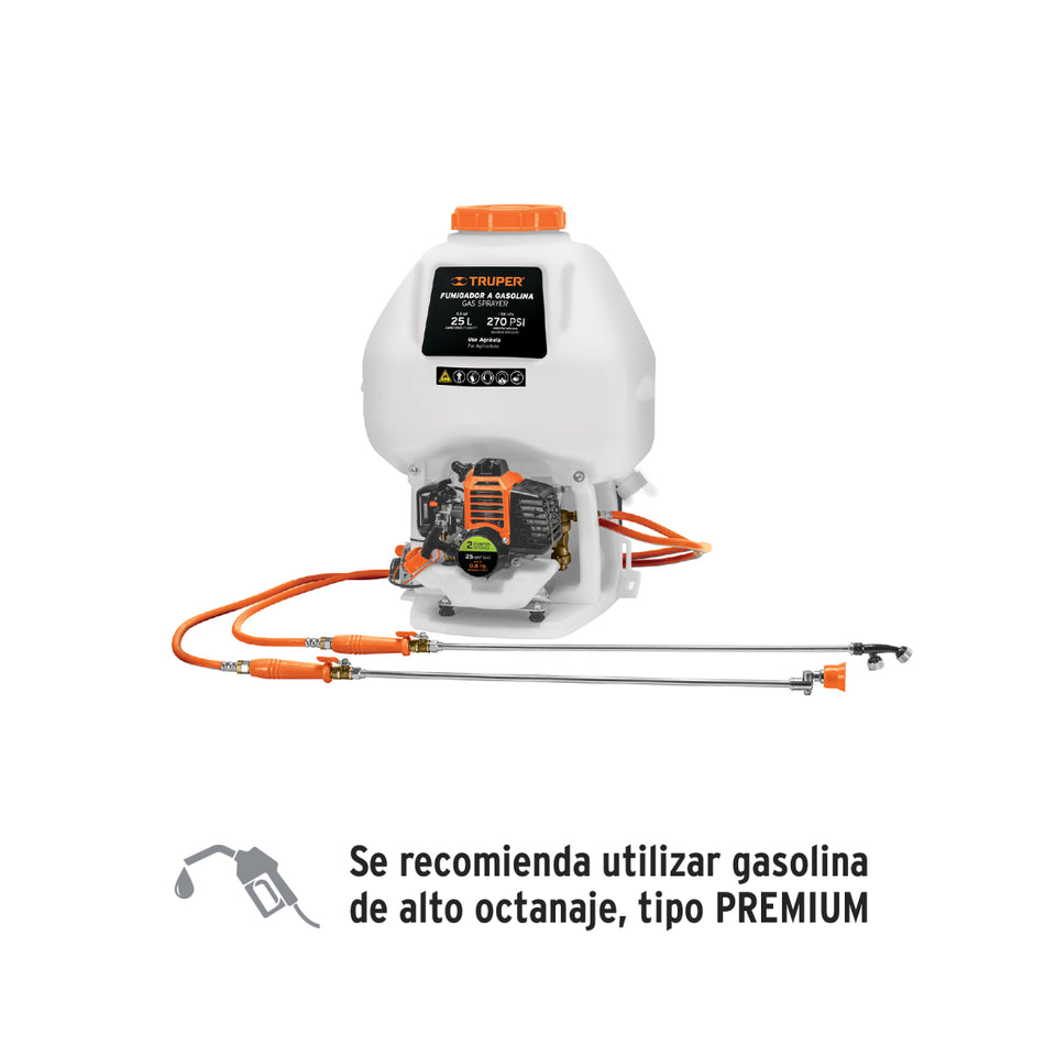 Fumigador Con Motor A Gasolina Fug-252 25 Litros Truper