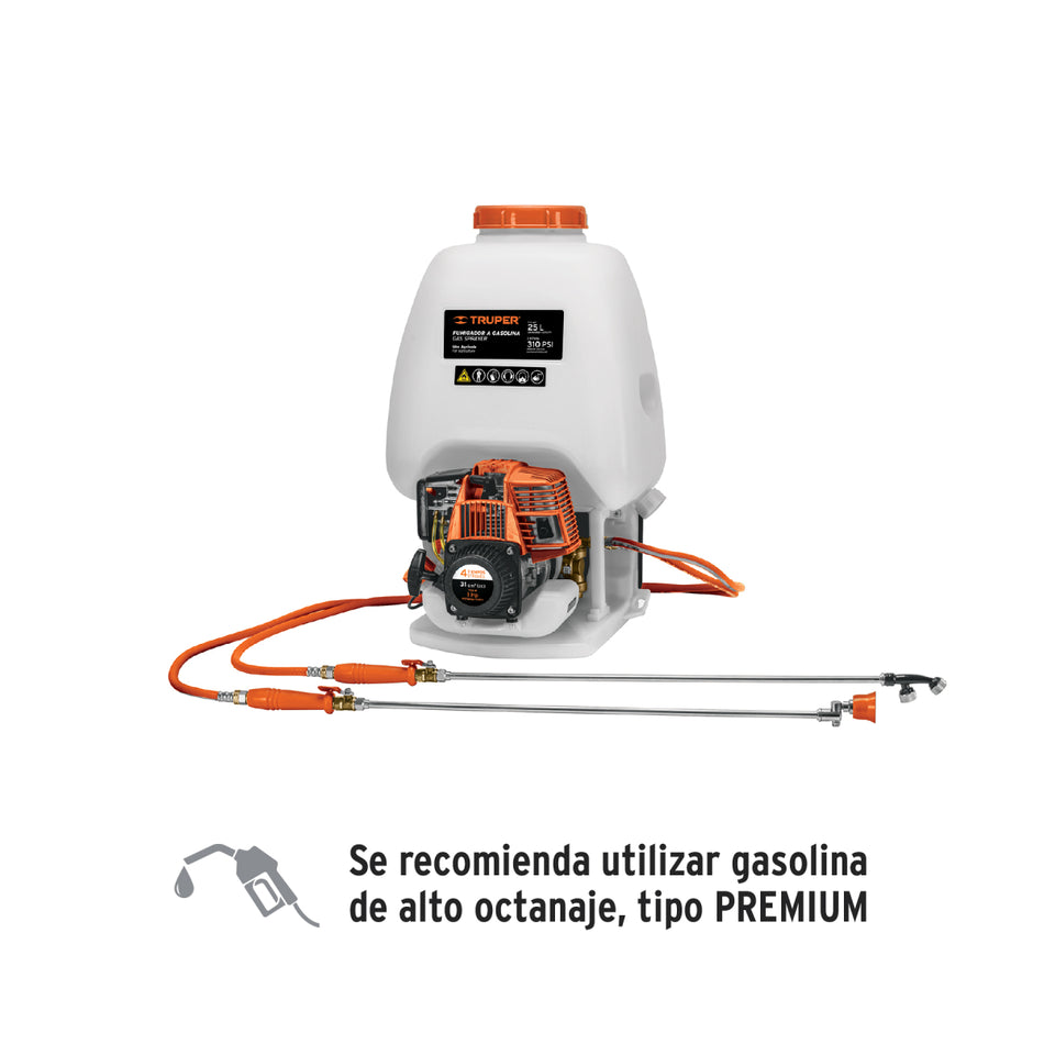 Fumigador Con Motor A Gasolina Fug-254 25 Litros Truper