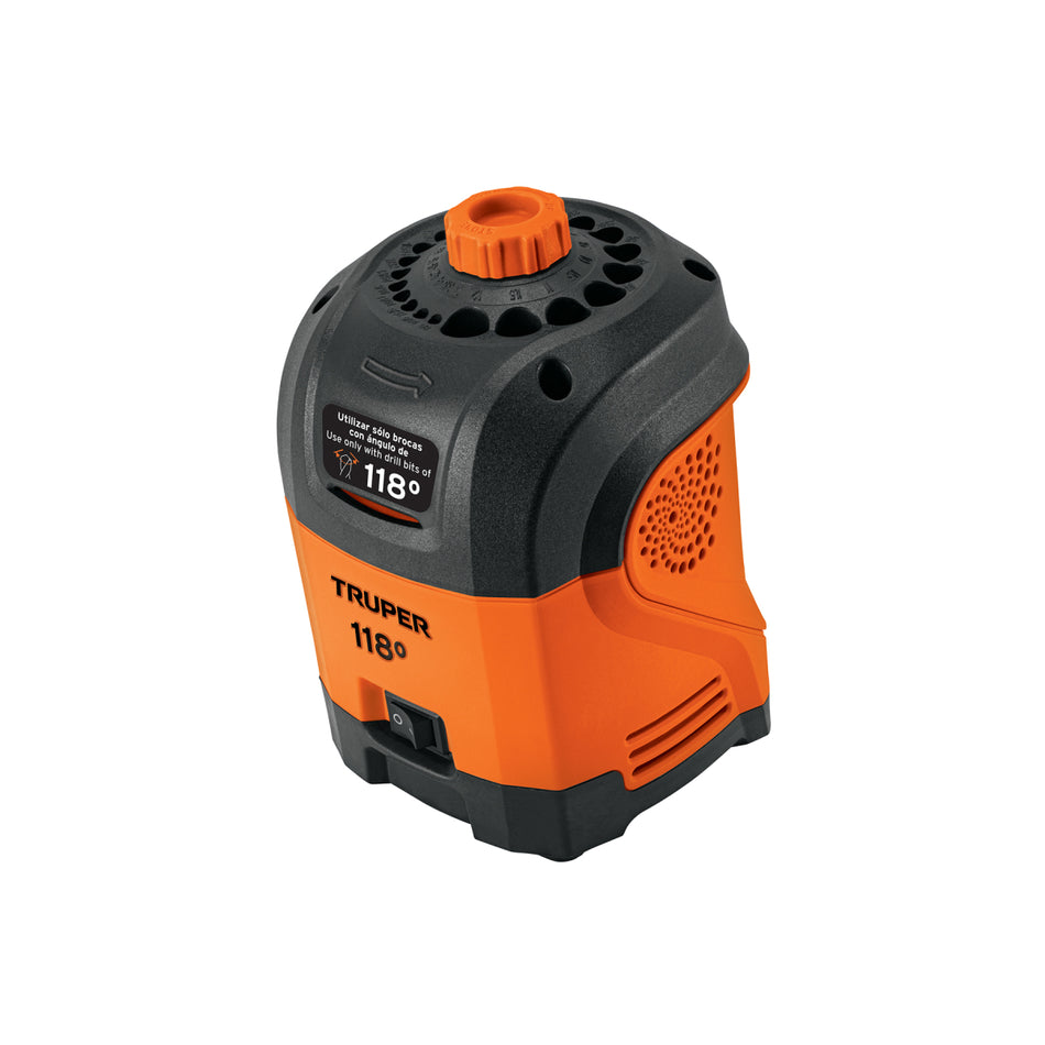 Afilador Eléctrico Para Brocas Con Punta 118°, AFB-118, Truper