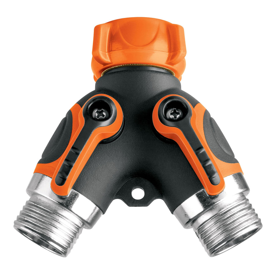 Conector P/Mang Metalico "Y" 3/4 Ad-2R Truper