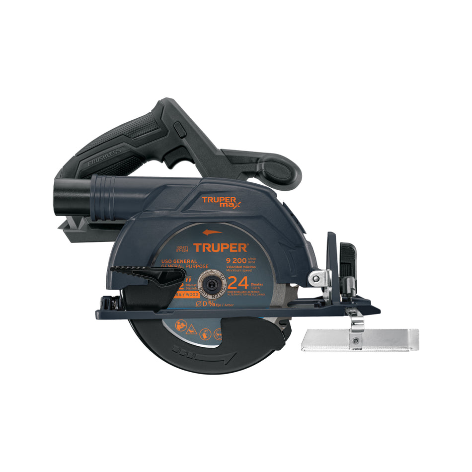 Sierra Circular 6-1/2' 20V S/Accesorios Max-20Scs, Truper Max