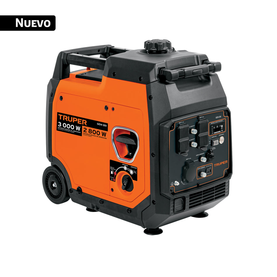 Generador Inversor Silencioso 3 Kw Encendido GEN-351 Electrónico Truper