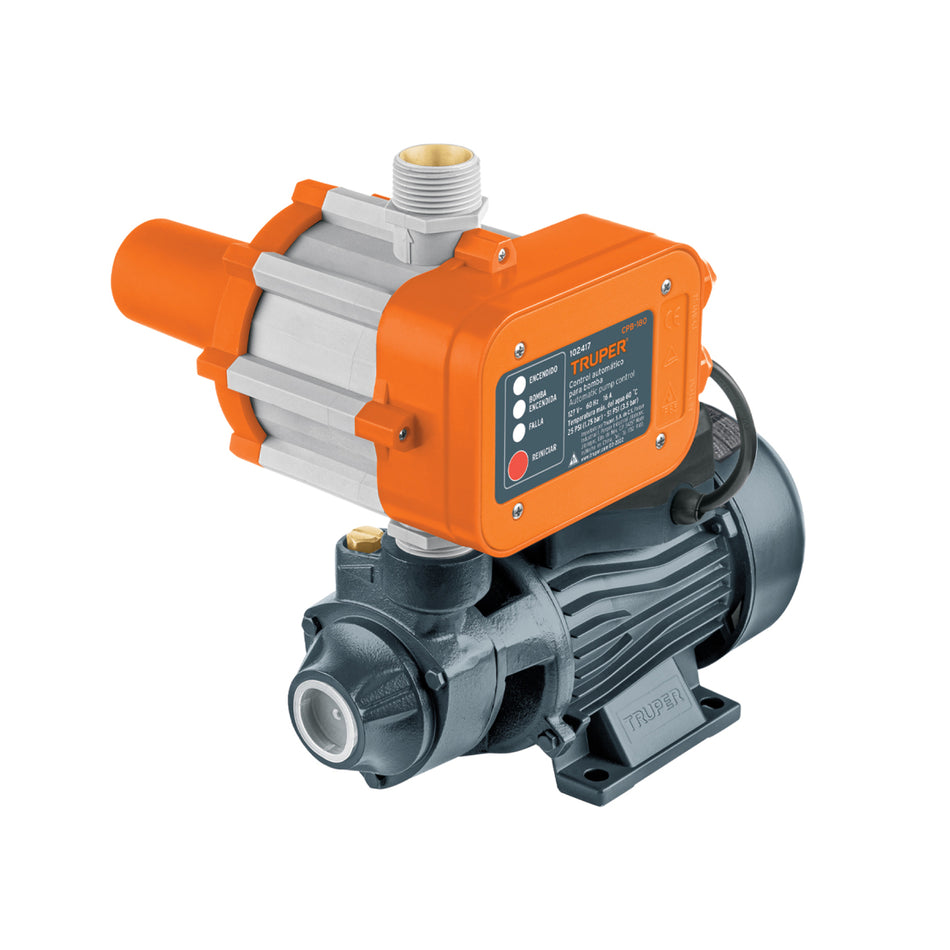 Bomba Periférica 1/2Hp Control Auto Uso Agrícola Boap-1/2A2C Truper