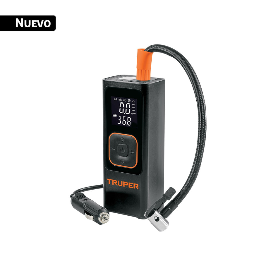 Inflador De Aire Inalámbrico Portátil 150 Psi COMP-15I Truper