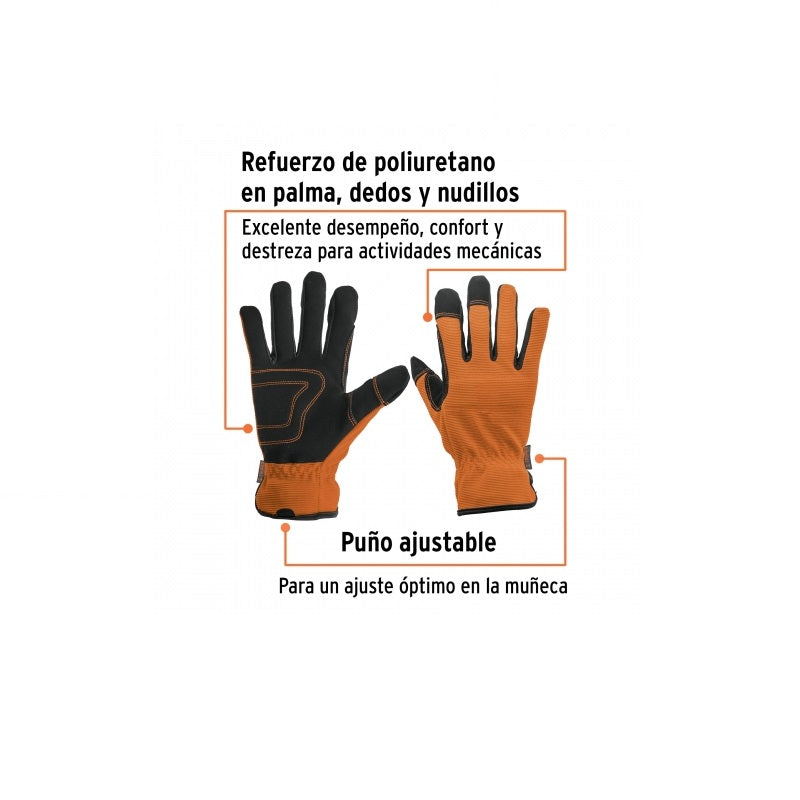 Guantes Para Mecánico Palma Ref.Gu-615 Truper