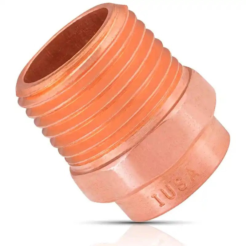 Conector Cobre Rosca Exterior  1" Pieza