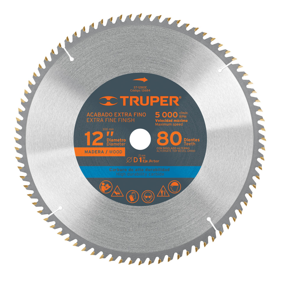 Sierra Circular P/Mad 12" St-1280E Truper