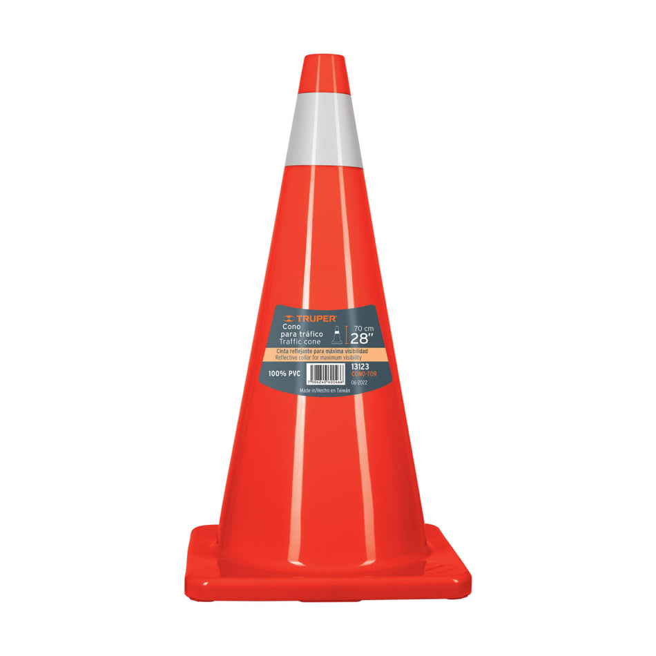 Cono De Precaución 70Cm Con Reforzado Cono-70R Truper