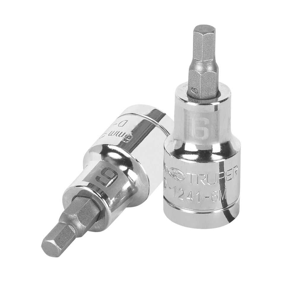 Dado 1/2" Punta Hex. Met.6Mm D-1241-6M Truper