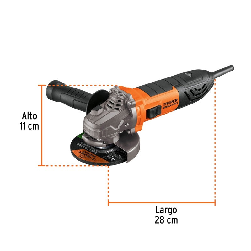 Esmeriladora Ang.41/2 Ergo-4590 900W Truper