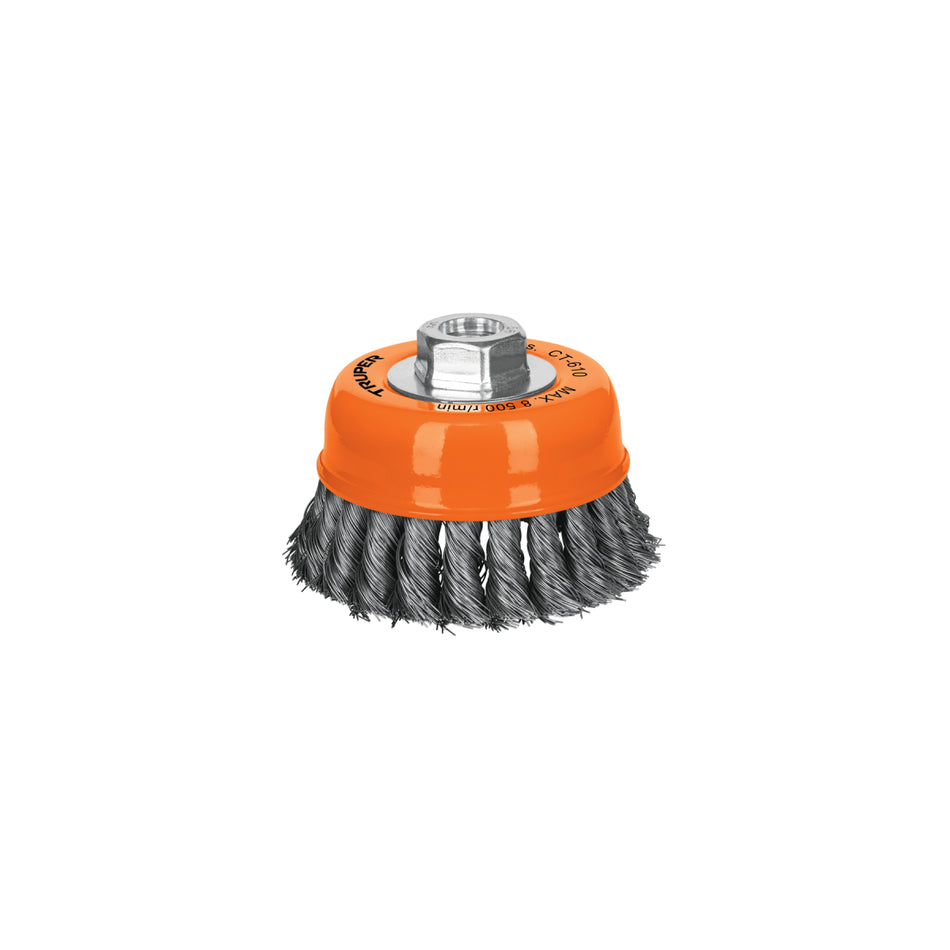 Carda D/Copa Trenzada 4",5/8 Ct-610 Truper