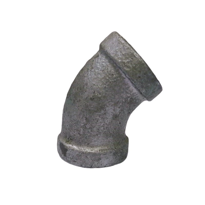 Codo De 45 Reforzado 3/8" Galvanizado