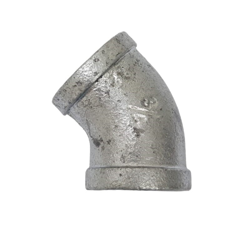 Codo De 45 Reforzado 3/4" Galvanizado