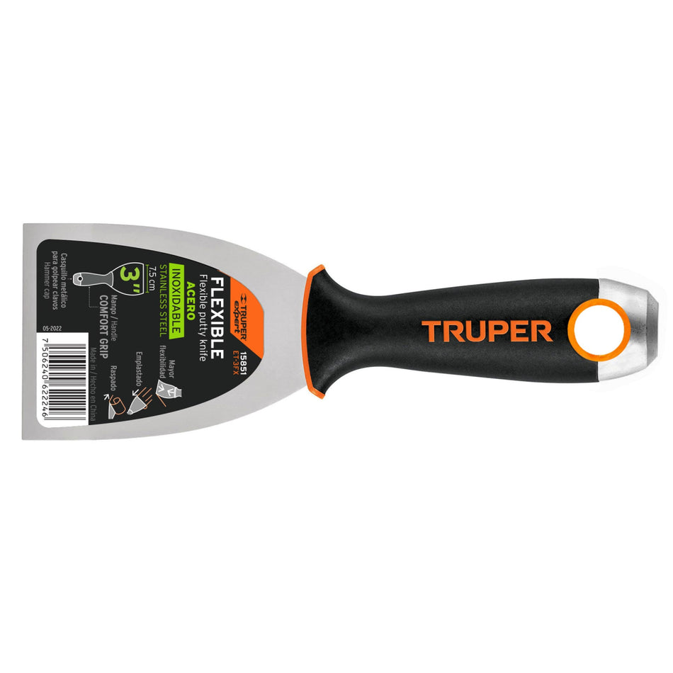 Espatula Flex Acero Inox 3" Et-3Fx Truper