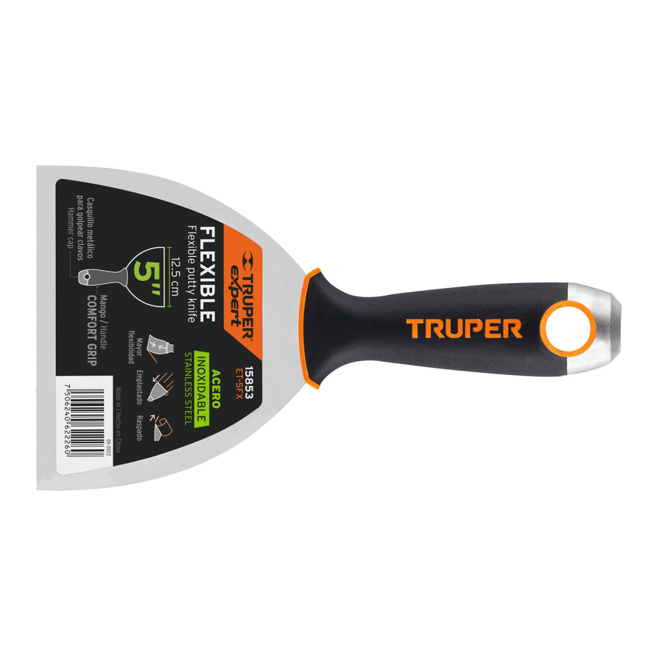Espatula Flex Acero Inox 5" Et-5Fx Truper