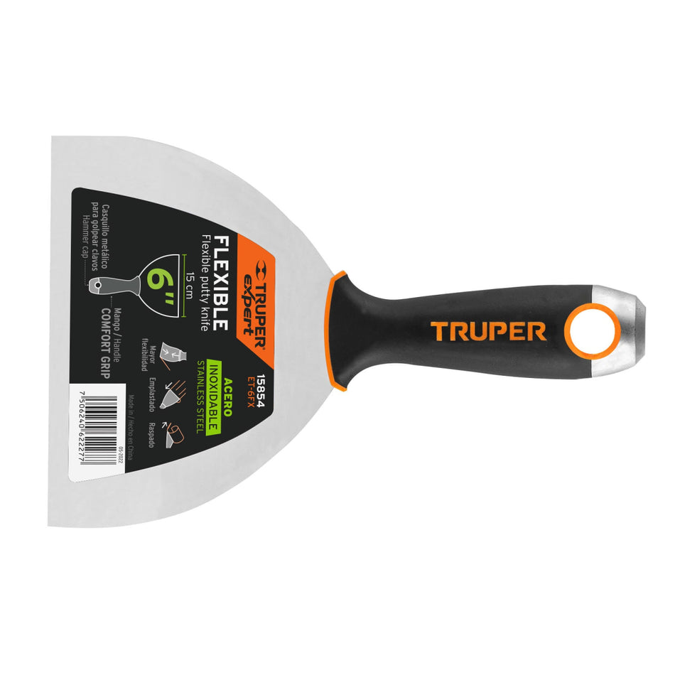 Espatula Flex Acero Inox 6" Et-6Fx Truper