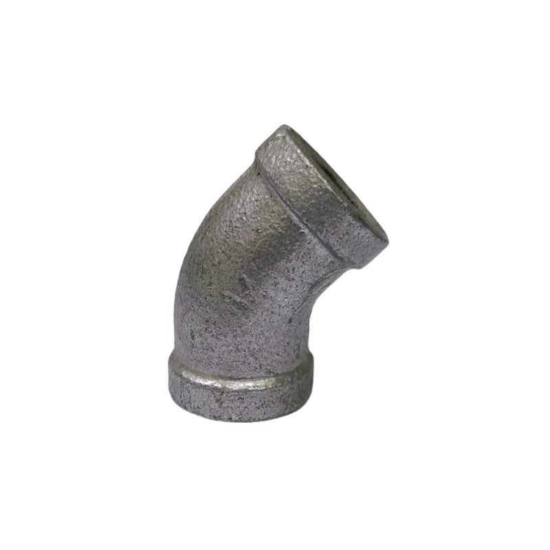 Codo De 45 Reforzado 1/4" Galvanizado