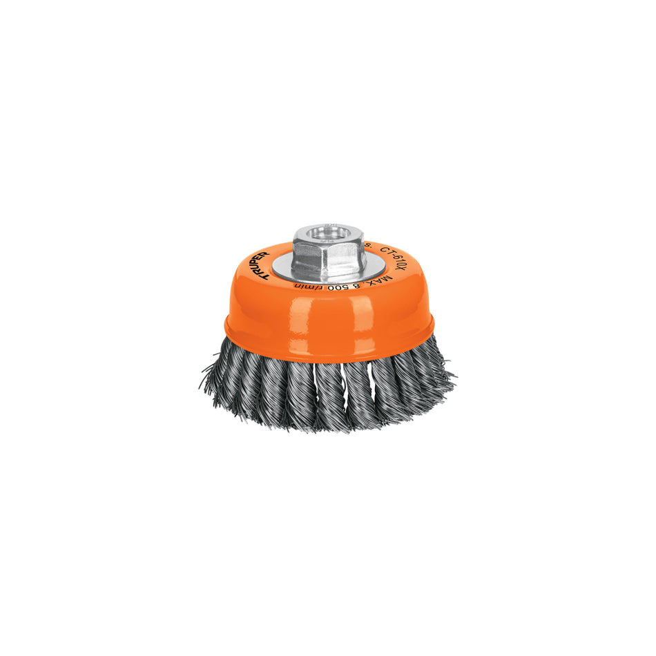 Carda D/Copa Trenzado 4"X5/8" Ct-610X Truper