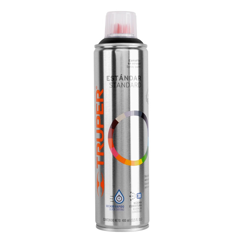 Pintura En Aerosol Negro Satin Pa-Ns Truper