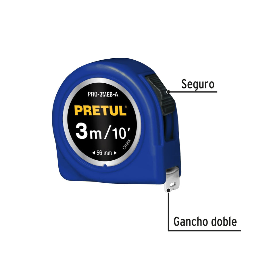 Flexometro Azul 3M Pretul Pro-3Meb-A Pre