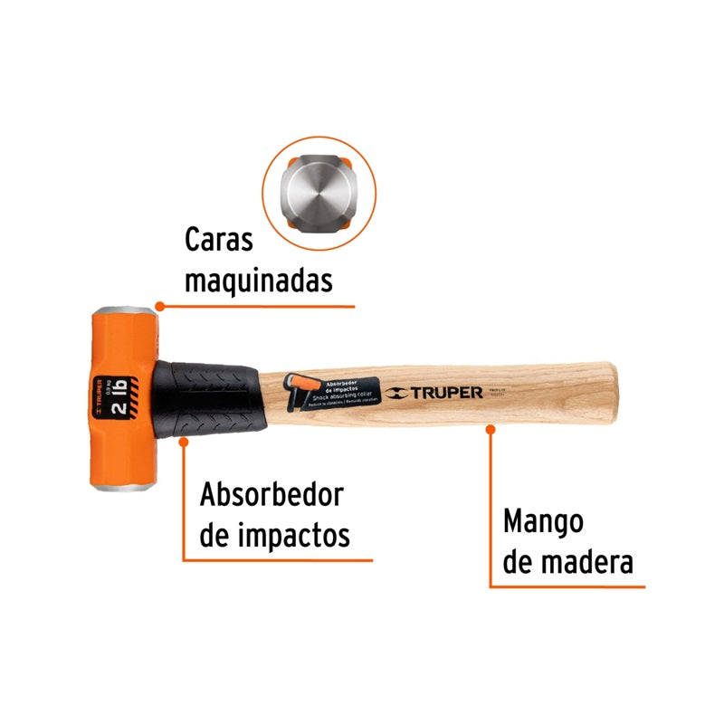 Marro Con Mango De 2 Lbs. Md-2M Truper
