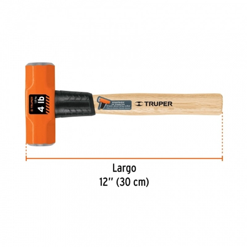 Marro Con Mango De 4 Lbs. Md-4M Truper