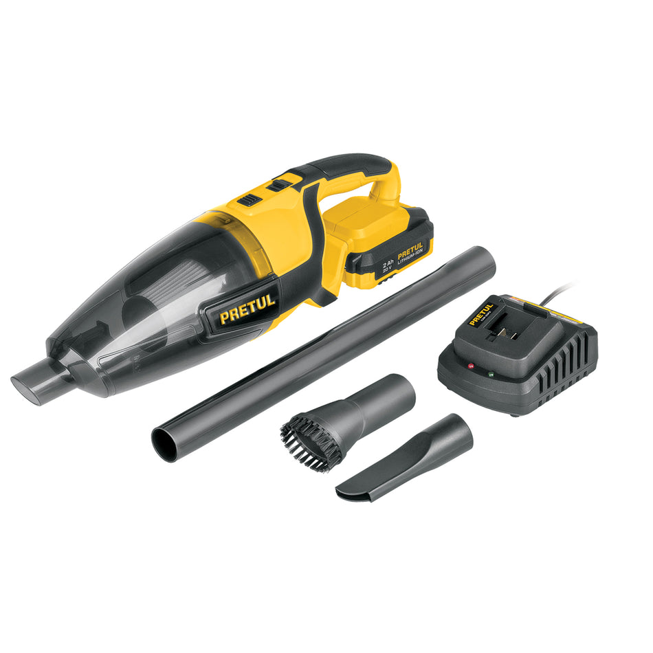 Aspiradora Para Auto, 20V, 1 Batería 2Ah, Pretul Asi-20P