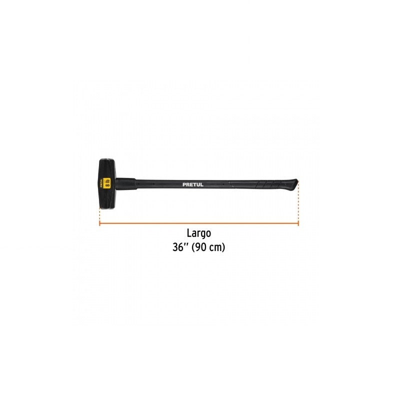 Marro De 8 Lbs. Md-8Mp Pretul