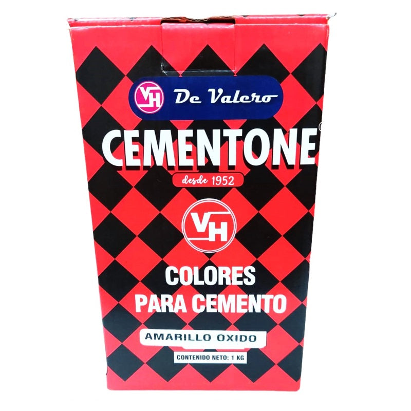 Cementone Amarillo Oxido 1 Kg Valero Hermanos