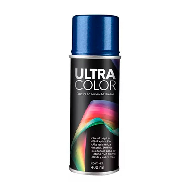 Pintura En Aerosol Azul Metalico Ultra