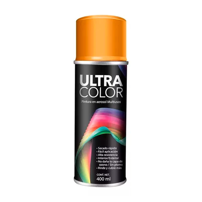 Pintura En Aerosol Color Naranja Ultra