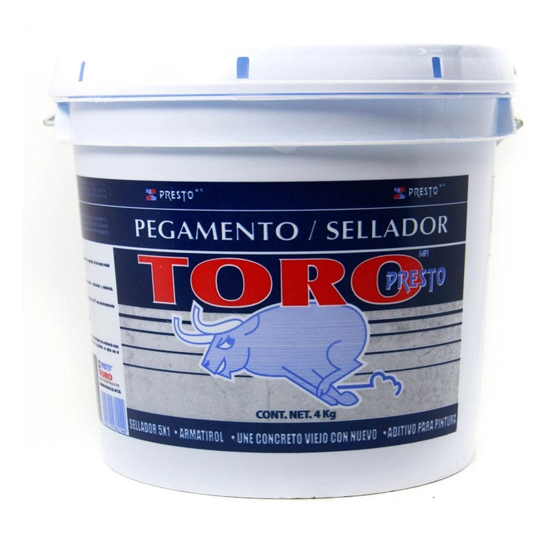 Pegamento Blanco Toro Sellador Cubeta 4Kg 8214