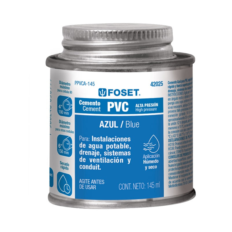 Pegamento P/Pvc 145Ml Ppvca-145 Foset