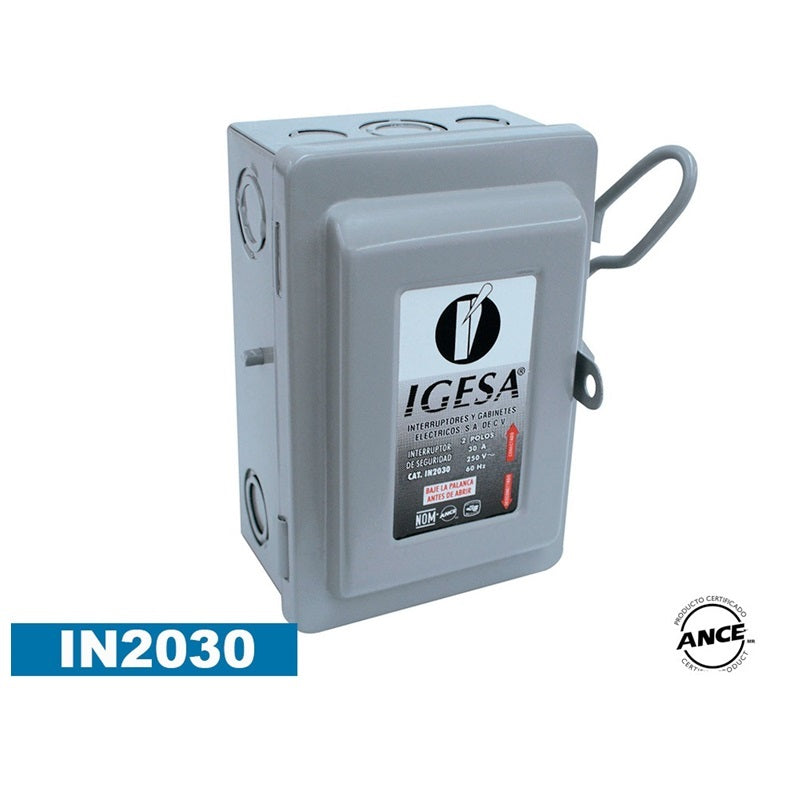 Interruptor De Seguridad 2 x 30 Igesa