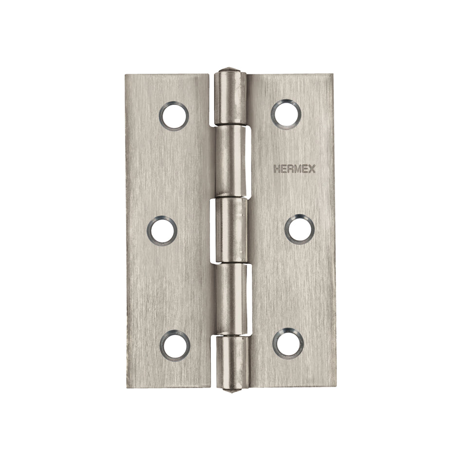 Bisagra Rectangular 21/2" Acero Br-254 Hermex Caja de 10 Piezas