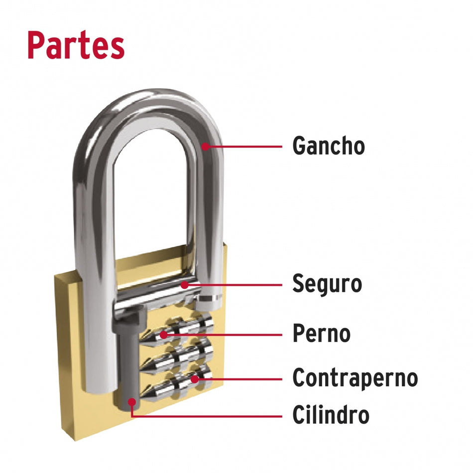 Candados D/Latón 20Mm Cl-20 2 Piezas Hermex