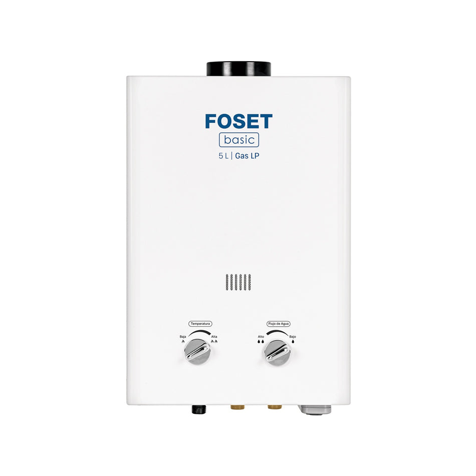 Calentador Instantáneo 5L 1 Servicio Gas Lp CALE-5I Foset Basic