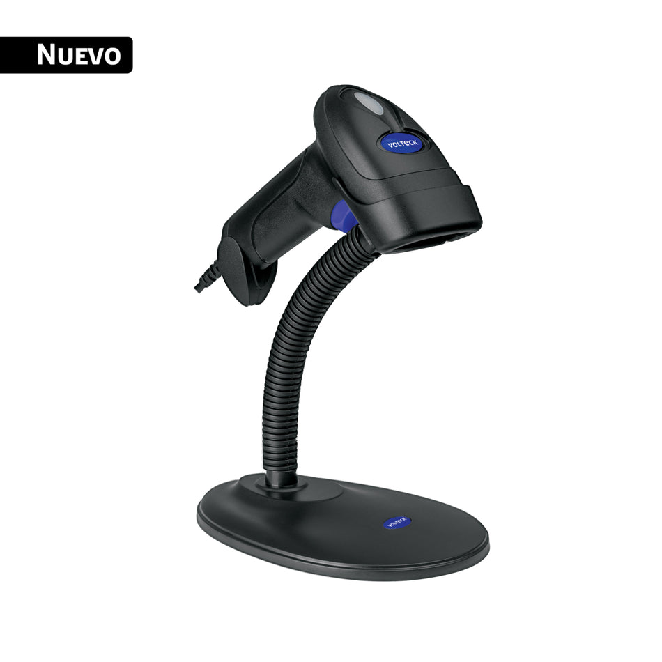 Lector De Código De Barras 2D Alámbrico Usb PDV-12L Volteck