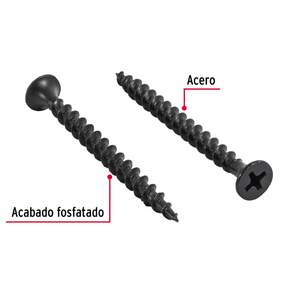 Tornillo Tablaroca 8X2" Pij-850 Fiero Bolsa C/100 Piezas