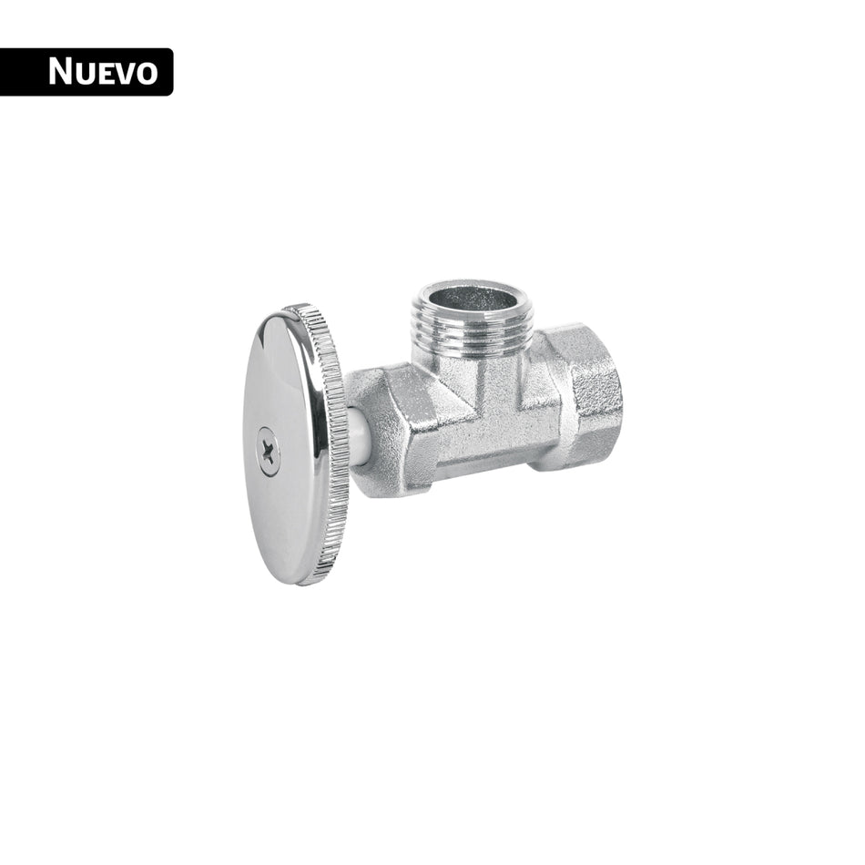 Llave Angular 1/2' Multivuelta Roscable ANG-02P Basic Foset