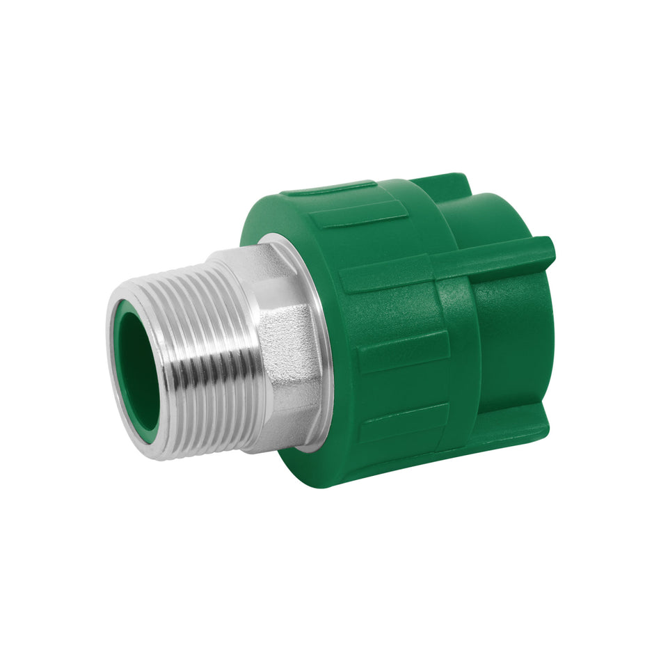 Adaptador Ppr 1-1/4' Macho Con Inserto Metálico, CV-614, Foset