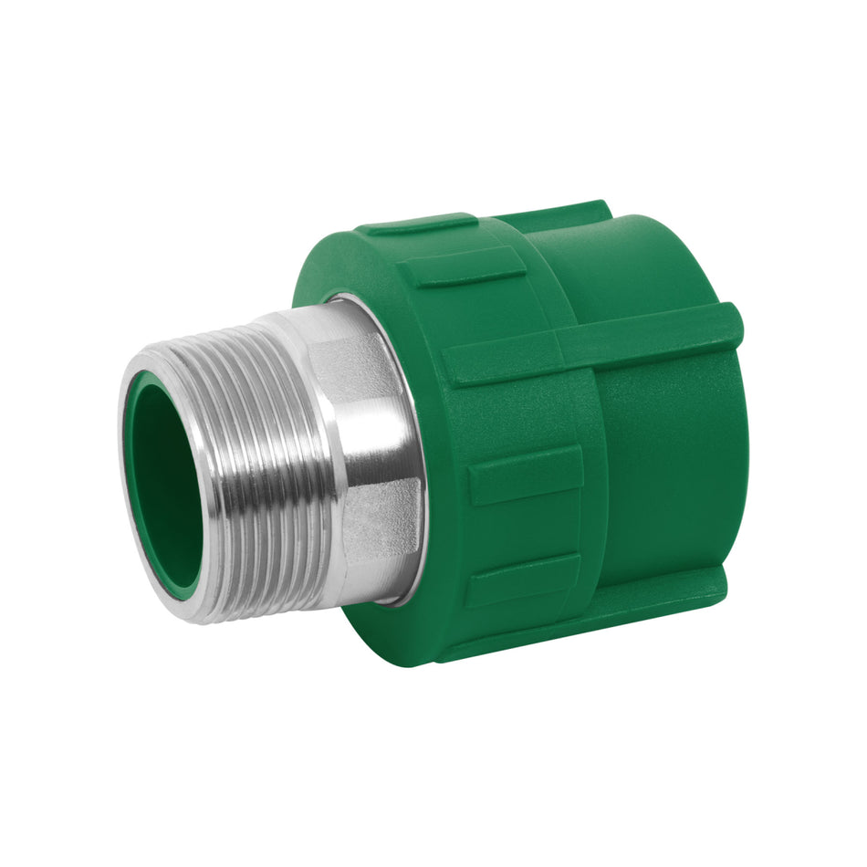 Adaptador Ppr 1-1/2' Macho Con Inserto Metálico, CV-615, Foset
