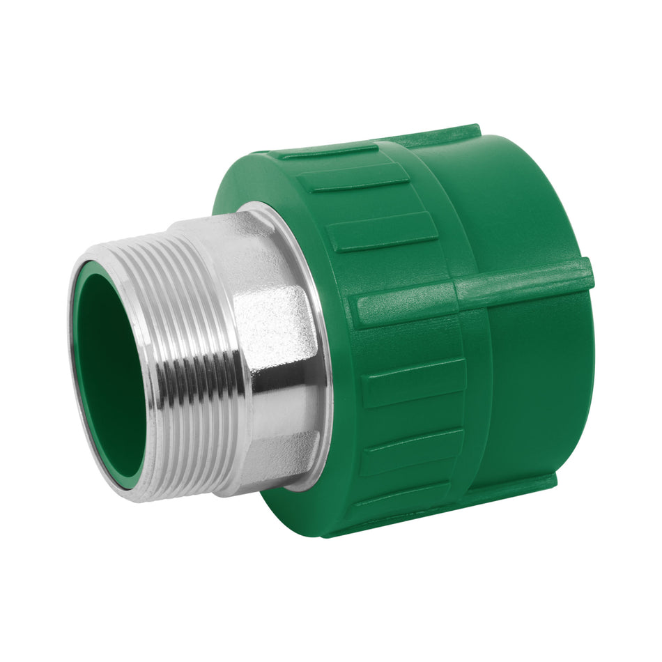 Adaptador Ppr 2' Macho Con Inserto Metálico, CV-616, Foset