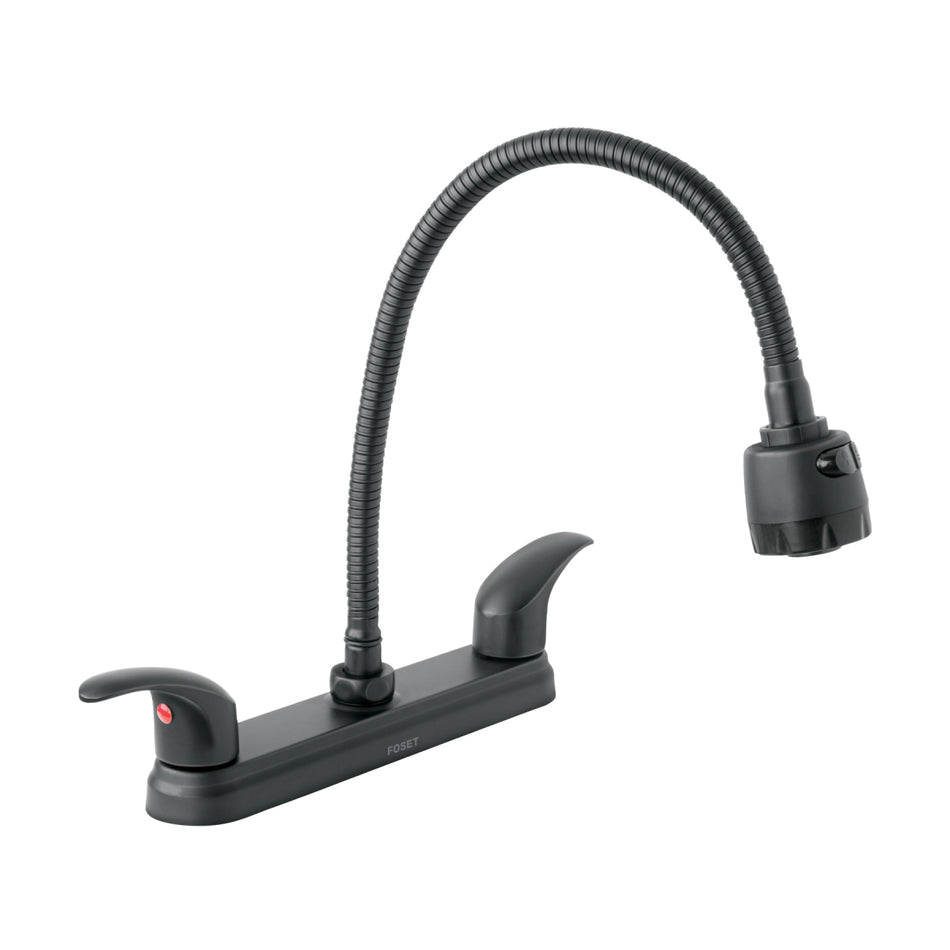 Mezcladora Para Fregadero Flex Aqf-88M Negro Foset