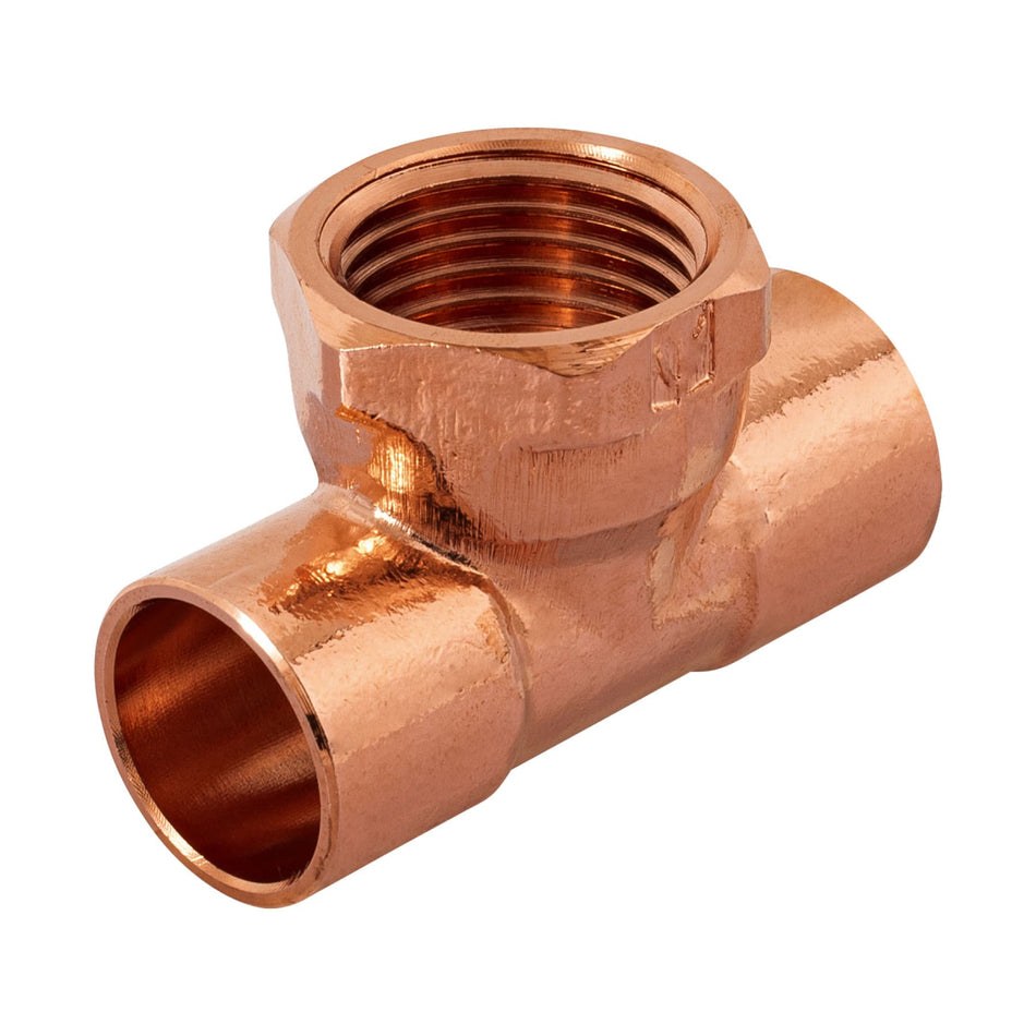 Tee Cobre Rosca Central 1/2 Cc-701 Foset