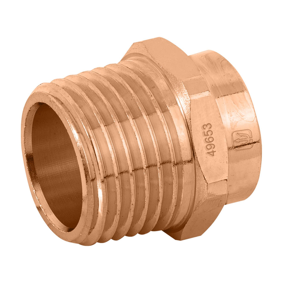 Conector Cobre Rosca Ext 1/2 Cc-611 Foset
